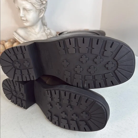 Marc Fisher Dariya Knee High Riding Boot Dark Brown Sz 10 - Picture 9 of 15